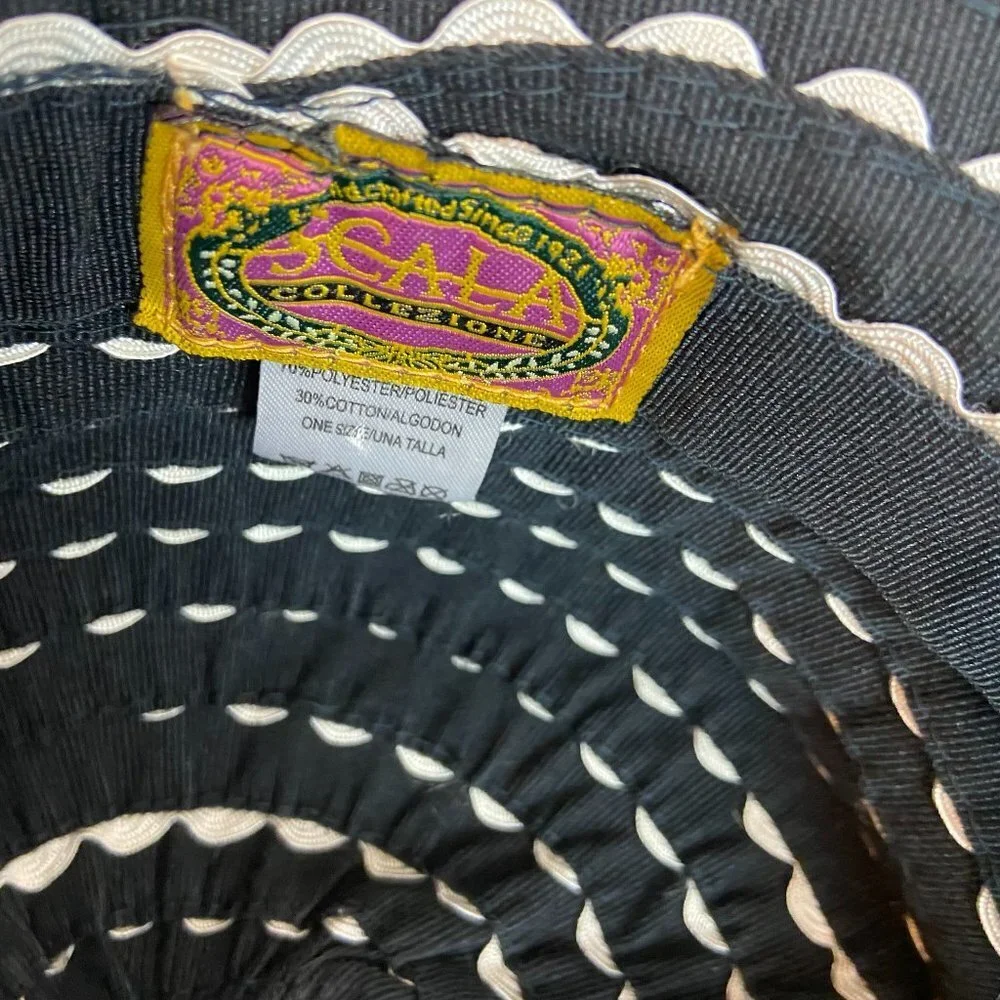 Vintage Scala Sun Soft Hat  Panama